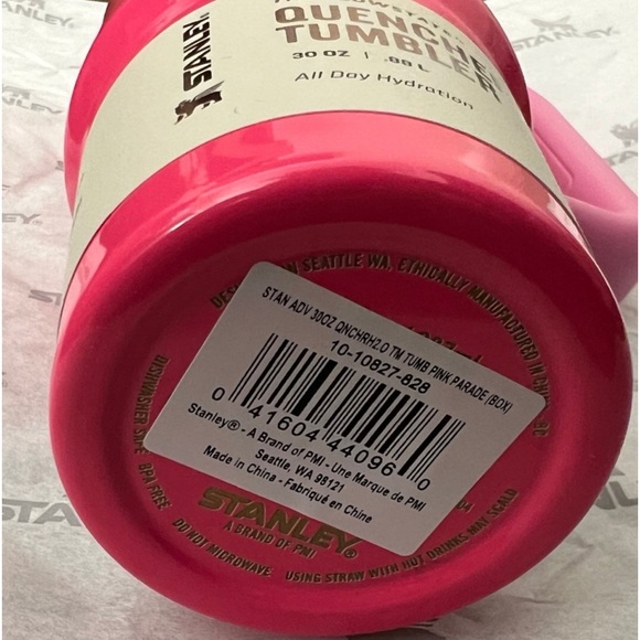 Stanley H2O 30oz Quencher Pink Parade Limited Edition Tumbler. NIB - Picture 8 of 10